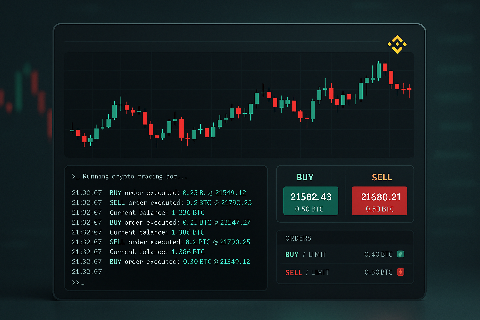 Trading bot for Binance